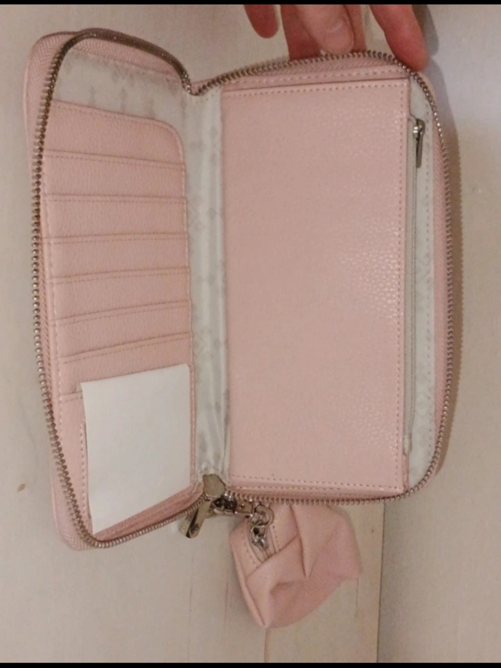 31 All About The Benjamin's Wallet Set With Wristlet and Pouch Bag Rose Blush - Picture 2 of 2